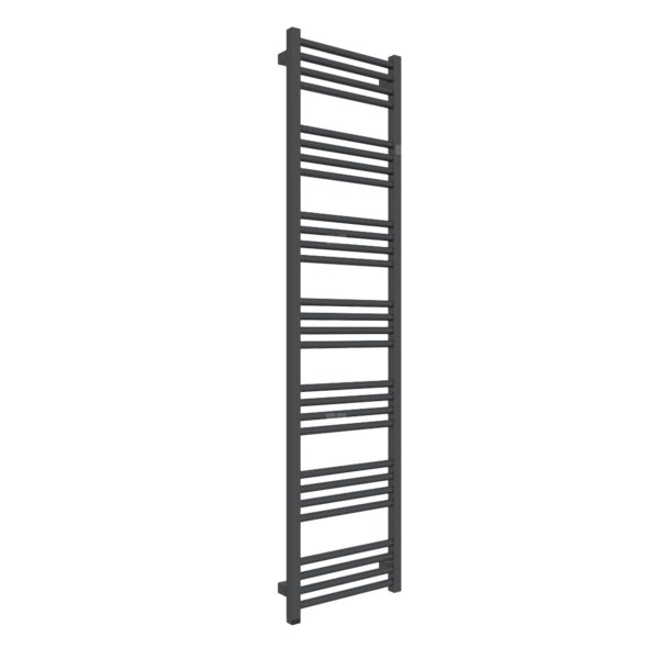 Grzejnik drabinkowy TERMA FIONA ONE, podłączenie S1, wym. 1620 x 400 mm, kolor metaliczna czerń, moc 543W