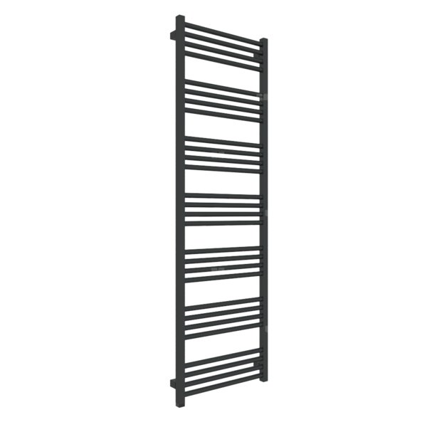 Grzejnik drabinkowy TERMA FIONA ONE, podłączenie S1, wym. 1620 x 500 mm, kolor czarny jak kruk soft RAL9005, moc 600W