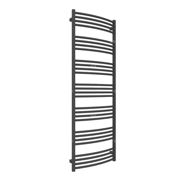 Grzejnik drabinkowy TERMA LENA, podłączenie SX, wym. 1620 x 600 mm, kolor czarny RAL9017, moc 815W