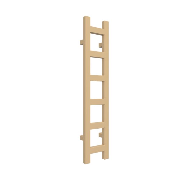 Grzejnik drabinkowy TERMA EASY, podłączenie SX, wym. 960 x 200 mm, kolor beżowy RAL1001, moc 187W