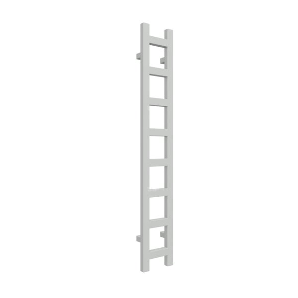 Grzejnik drabinkowy TERMA EASY, podłączenie O8, wym. 1280 x 200 mm, kolor szary jasny RAL7035, moc 251W