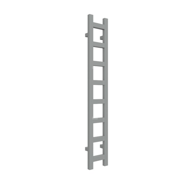 Grzejnik drabinkowy TERMA EASY, podłączenie O8, wym. 1280 x 200 mm, kolor sół & pieprz