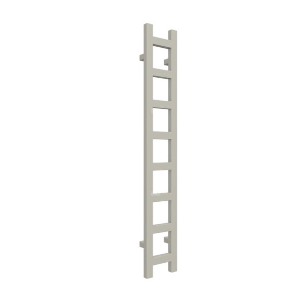 Grzejnik drabinkowy TERMA EASY, podłączenie O1, wym. 1280 x 200 mm, kolor metaliczny beż, moc 251W