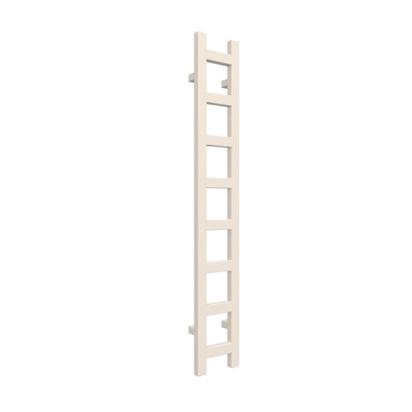 Grzejnik drabinkowy TERMA EASY, podłączenie SX, wym. 1280 x 200 mm, kolor musujący krem, moc 251W