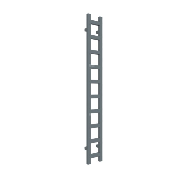 Grzejnik drabinkowy TERMA EASY, podłączenie SX, wym. 1600 x 200 mm, kolor szafir anodowy, moc 314W