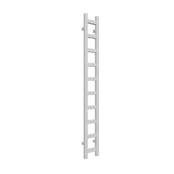 Grzejnik drabinkowy TERMA EASY, podłączenie O8, wym. 1600 x 200 mm, kolor stal nierdzewna, moc 314W