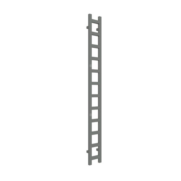 Grzejnik drabinkowy TERMA EASY, podłączenie SX, wym. 1920 x 200 mm, kolor granit, moc 378W