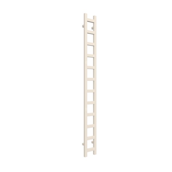 Grzejnik drabinkowy TERMA EASY, podłączenie SX, wym. 1920 x 200 mm, kolor biały kremowy RAL9001, moc 378W
