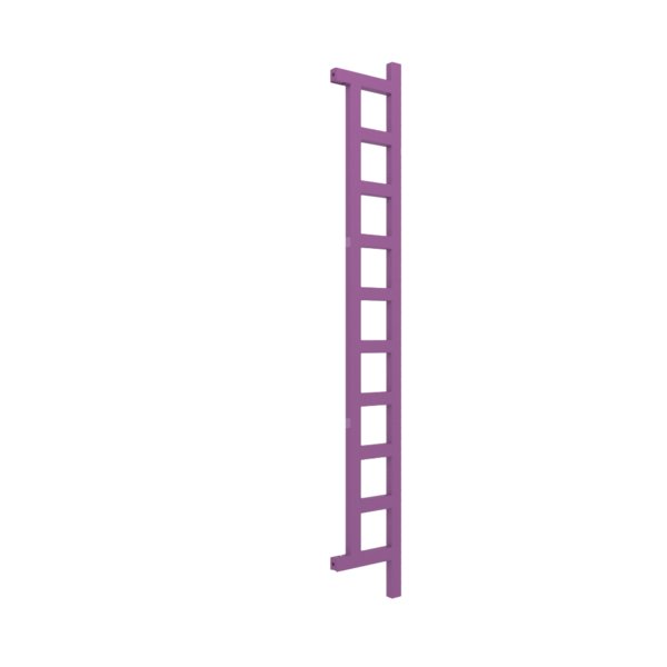 Grzejnik drabinkowy TERMA EASY, podłączenie O1, wym. 1660 x 200 mm, kolor fioletowy sygnałowy RAL4008, moc 314W