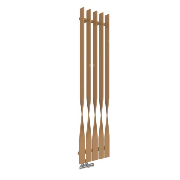 Grzejnik drabinkowy TERMA CYKLON V, podłączenie YL, wym. 1600 x 410 mm, kolor miedź, moc 704W