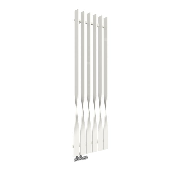 Grzejnik drabinkowy TERMA CYKLON V, podłączenie YL, wym. 1600 x 495 mm, kolor biały drogowy RAL9016, moc 845W