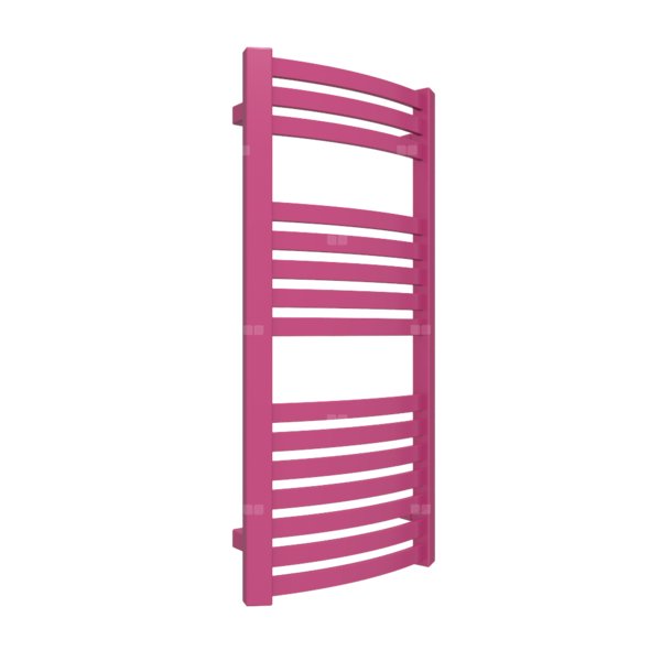 Grzejnik drabinkowy TERMA DEXTER, podłączenie SX, wym. 860 x 400 mm, kolor telemagenta soft RAL4010, moc 323W
