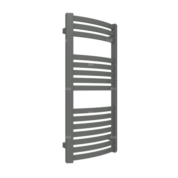 Grzejnik drabinkowy TERMA DEXTER, podłączenie ZX, wym. 860 x 400 mm, kolor błyszcząca szarość, moc 323W