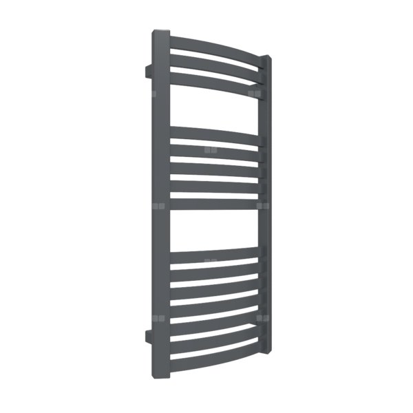 Grzejnik drabinkowy TERMA DEXTER, podłączenie ZX, wym. 860 x 400 mm, kolor czarny anodowy, moc 323W