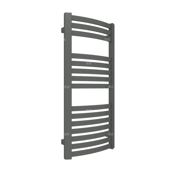 Grzejnik drabinkowy TERMA DEXTER, podłączenie SX, wym. 860 x 400 mm, kolor szary drogowy b RAL7043, moc 323W