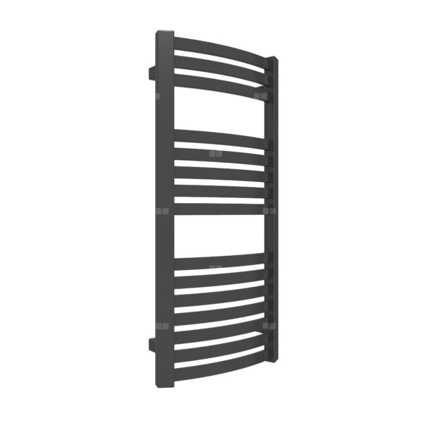 Grzejnik drabinkowy TERMA DEXTER, podłączenie SX, wym. 860 x 400 mm, kolor czarny sygnałowy RAL9004, moc 323W
