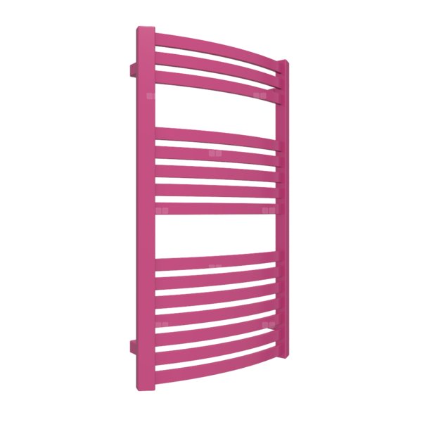 Grzejnik drabinkowy TERMA DEXTER, podłączenie SX, wym. 860 x 500 mm, kolor telemagenta soft RAL4010, moc 394W