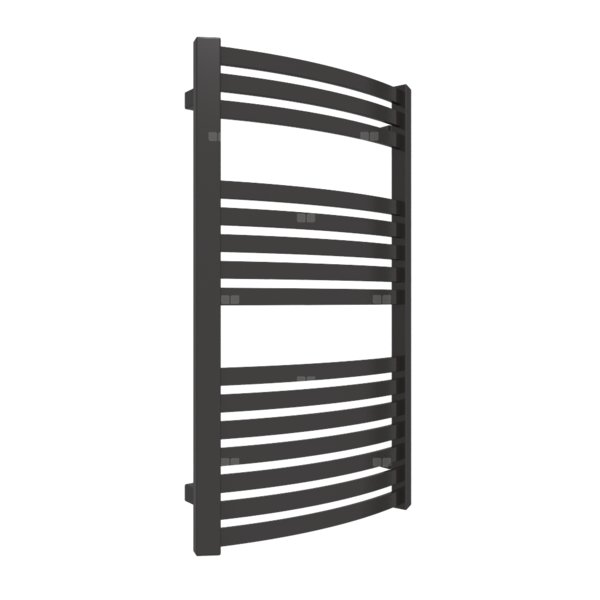Grzejnik drabinkowy TERMA DEXTER, podłączenie SX, wym. 860 x 500 mm, kolor brązowy czarny RAL8022, moc 394W