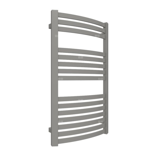 Grzejnik drabinkowy TERMA DEXTER, podłączenie ZX, wym. 860 x 500 mm, kolor ciemne aluminium metaliczny RAL9007, moc 394W