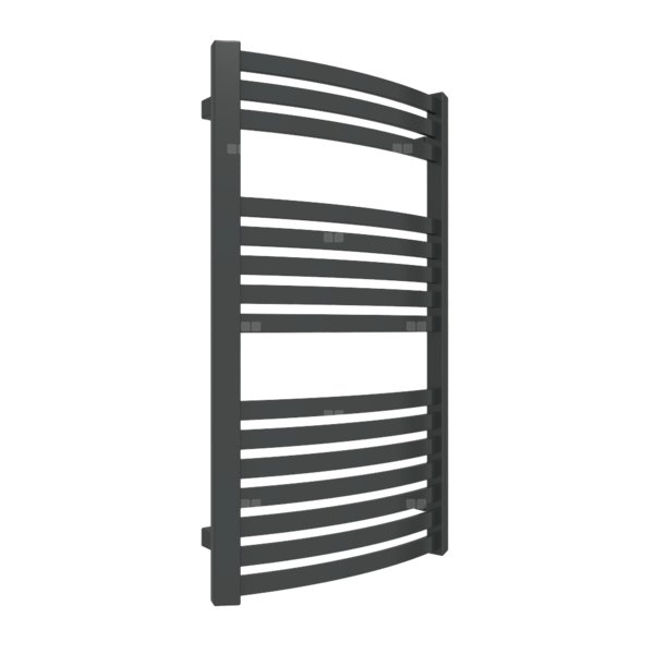 Grzejnik drabinkowy TERMA DEXTER, podłączenie Z8, wym. 860 x 500 mm, kolor czarny RAL9011, moc 394W