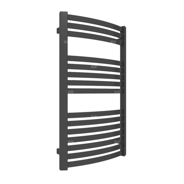 Grzejnik drabinkowy TERMA DEXTER, podłączenie Z8, wym. 860 x 500 mm, kolor czarny RAL9017, moc 394W