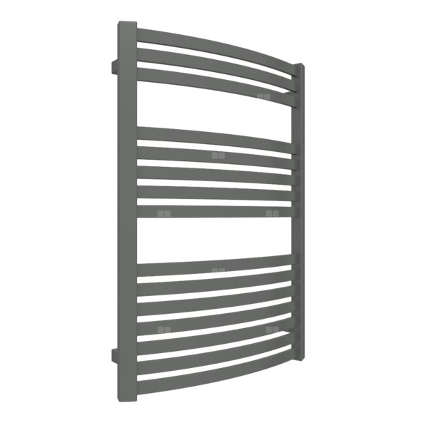 Grzejnik drabinkowy TERMA DEXTER, podłączenie Z8, wym. 860 x 600 mm, kolor błyszcząca szarość, moc 464W