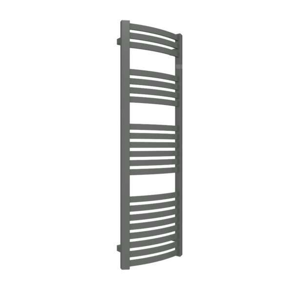 Grzejnik drabinkowy TERMA DEXTER, podłączenie ZX, wym. 1200 x 400 mm, kolor błyszcząca szarość, moc 440W