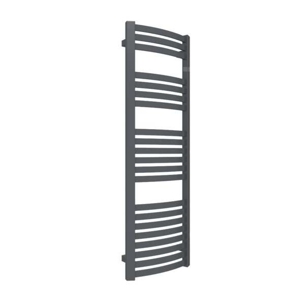 Grzejnik drabinkowy TERMA DEXTER, podłączenie SX, wym. 1200 x 400 mm, kolor czarny anodowy, moc 440W