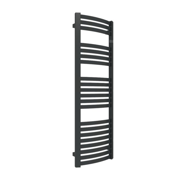Grzejnik drabinkowy TERMA DEXTER, podłączenie Z1, wym. 1200 x 400 mm, kolor czarny jak kruk połysk RAL9005, moc 440W