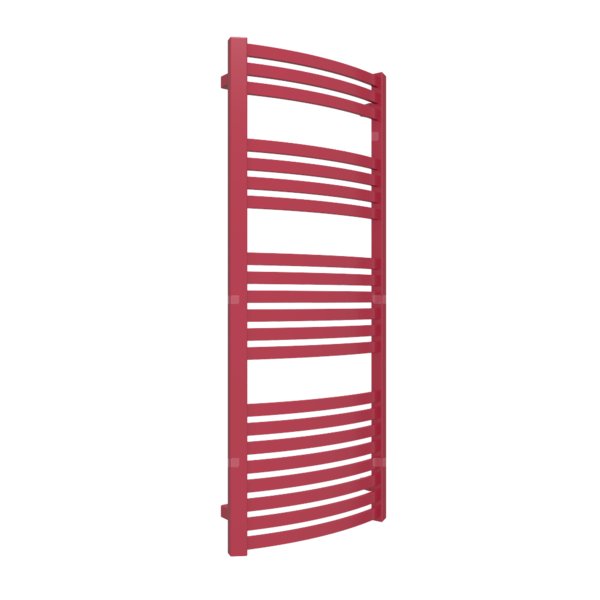 Grzejnik drabinkowy TERMA DEXTER, podłączenie SX, wym. 1220 x 500 mm, kolor czerwony malinowy RAL3027, moc 541W