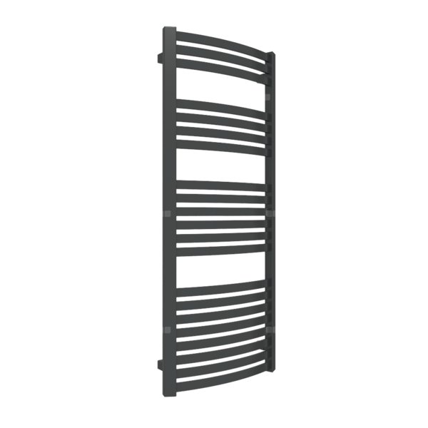Grzejnik drabinkowy TERMA DEXTER, podłączenie SX, wym. 1220 x 500 mm, kolor czarny RAL9011, moc 541W