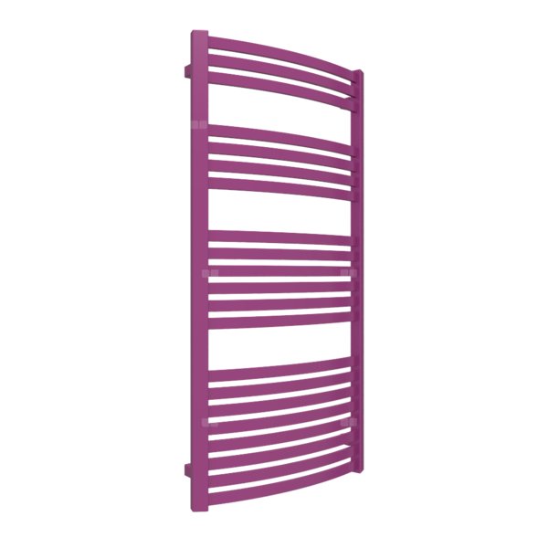 Grzejnik drabinkowy TERMA DEXTER, podłączenie ZX, wym. 1220 x 600 mm, kolor purpurowy drogowy RAL4006, moc 640W