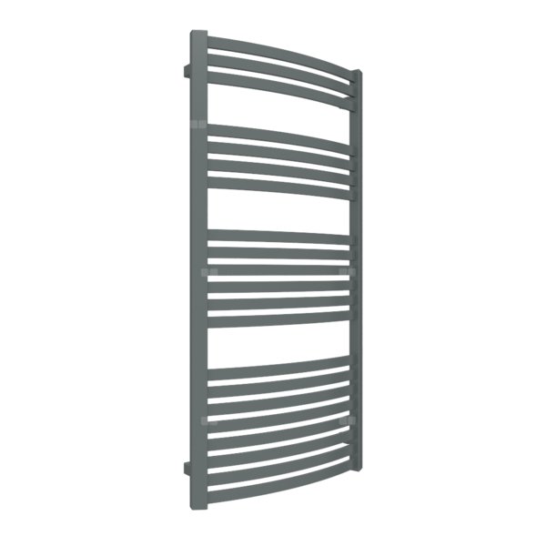 Grzejnik drabinkowy TERMA DEXTER, podłączenie O8, wym. 1220 x 600 mm, kolor metaliczny szary, moc 640W