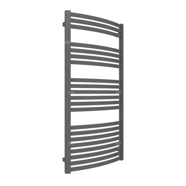 Grzejnik drabinkowy TERMA DEXTER, podłączenie ZX, wym. 1220 x 600 mm, kolor szary drogowy b RAL7043, moc 640W