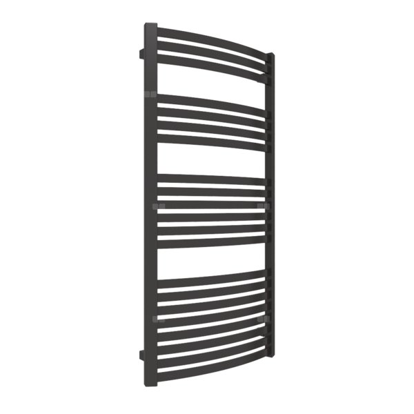 Grzejnik drabinkowy TERMA DEXTER, podłączenie Z8, wym. 1220 x 600 mm, kolor heban, moc 640W