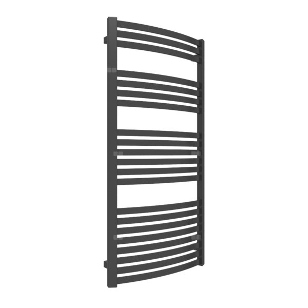 Grzejnik drabinkowy TERMA DEXTER, podłączenie Z8, wym. 1200 x 600 mm, kolor czarny RAL9017