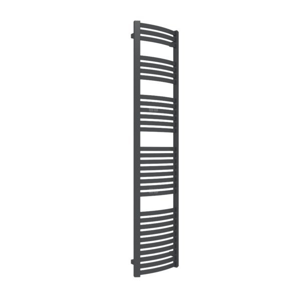 Grzejnik drabinkowy TERMA DEXTER, podłączenie SX, wym. 1760 x 400 mm, kolor szary czarny RAL7021, moc 618W