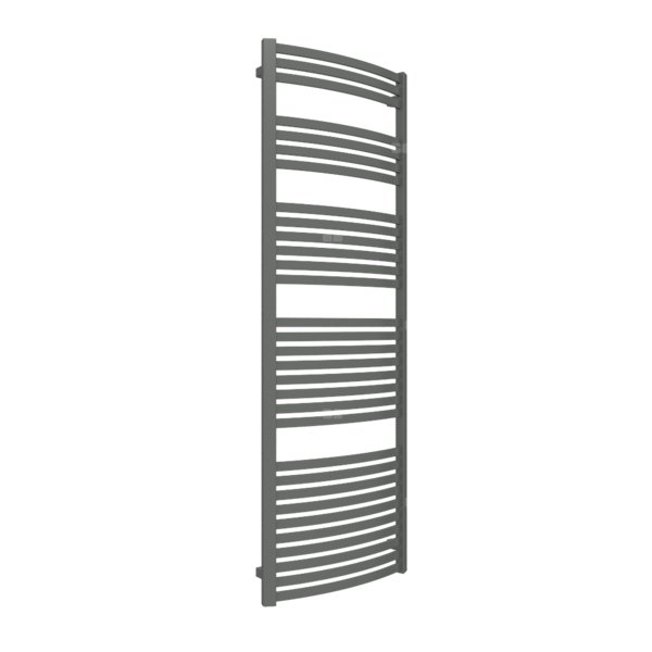 Grzejnik drabinkowy TERMA DEXTER, podłączenie ZX, wym. 1760 x 600 mm, kolor błyszcząca szarość, moc 906W