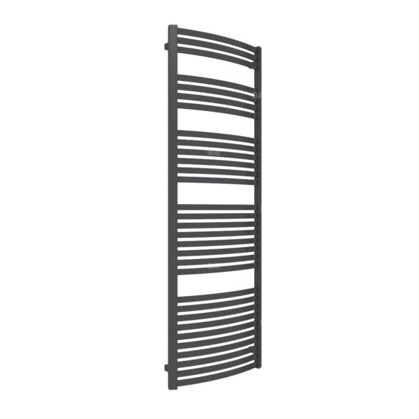Grzejnik drabinkowy TERMA DEXTER, podłączenie SX, wym. 1760 x 600 mm, kolor szary czarny RAL7021