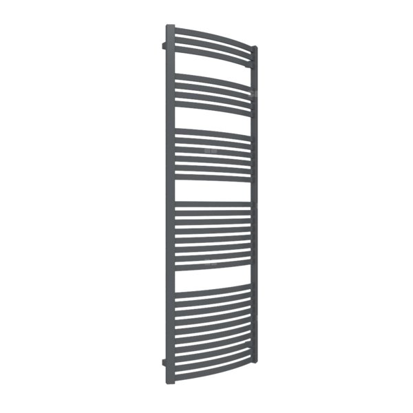 Grzejnik drabinkowy TERMA DEXTER, podłączenie SX, wym. 1760 x 600 mm, kolor czarny anodowy, moc 906W