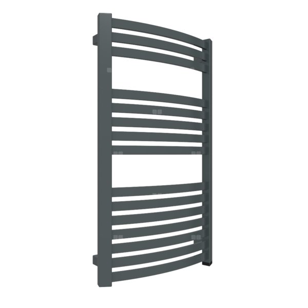 Grzejnik drabinkowy TERMA DEXTER ONE, podłączenie S8, wym. 860 x 500 mm, kolor szary granitowy RAL7026, moc 394W