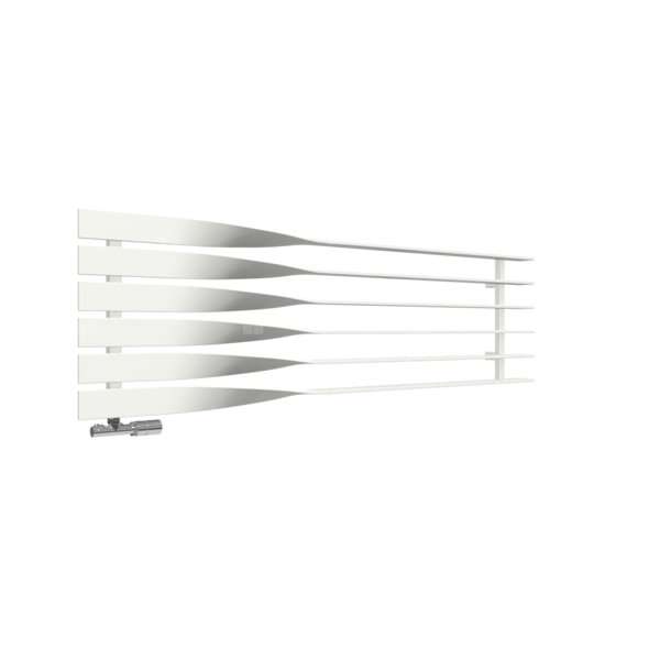 Grzejnik drabinkowy TERMA CYKLON H, podłączenie O1, wym. 495 x 1600 mm, kolor biały sygnałowy RAL9003, moc 704W