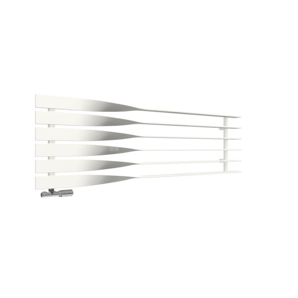 Grzejnik drabinkowy TERMA CYKLON H, podłączenie O1, wym. 495 x 1600 mm, kolor biały drogowy RAL9016, moc 704W