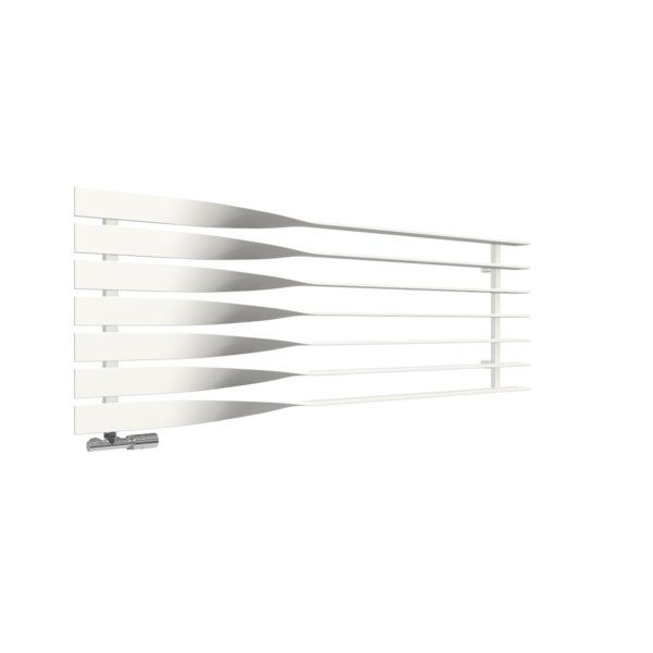 Grzejnik drabinkowy TERMA CYKLON H, podłączenie O1, wym. 580 x 1600 mm, kolor biały soft RAL9016, moc 821W