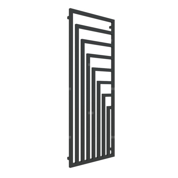 Grzejnik drabinkowy TERMA ANGUS V, podłączenie SX, wym. 1780 x 680 mm, kolor nowy czarny krokodyl, moc 1116W