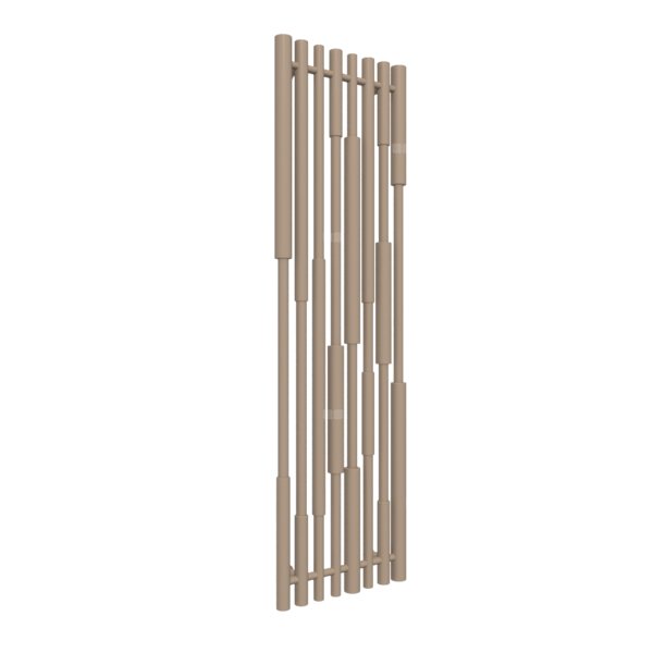 Grzejnik drabinkowy TERMA Cane, podłączenie ZX, wym. 1300 x 390 mm, kolor jasna miedź, moc 569W