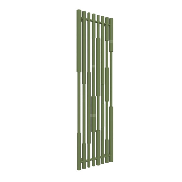 Grzejnik drabinkowy TERMA Cane, podłączenie ZX, wym. 1300 x 390 mm, kolor zieleń paproci RAL6025, moc 569W