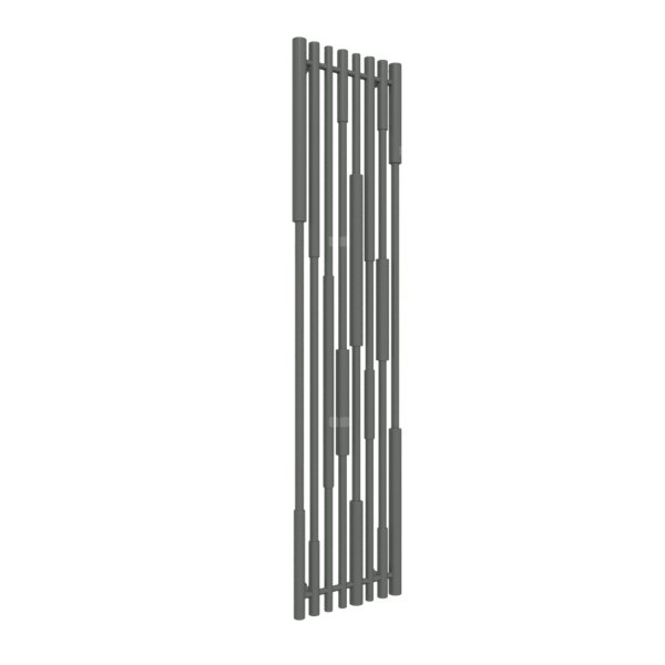 Grzejnik drabinkowy TERMA Cane, podłączenie Z1, wym. 1600 x 390 mm, kolor błyszcząca szarość, moc 670W