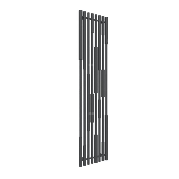 Grzejnik drabinkowy TERMA Cane, podłączenie ZX, wym. 1600 x 390 mm, kolor metaliczna czerń, moc 670W