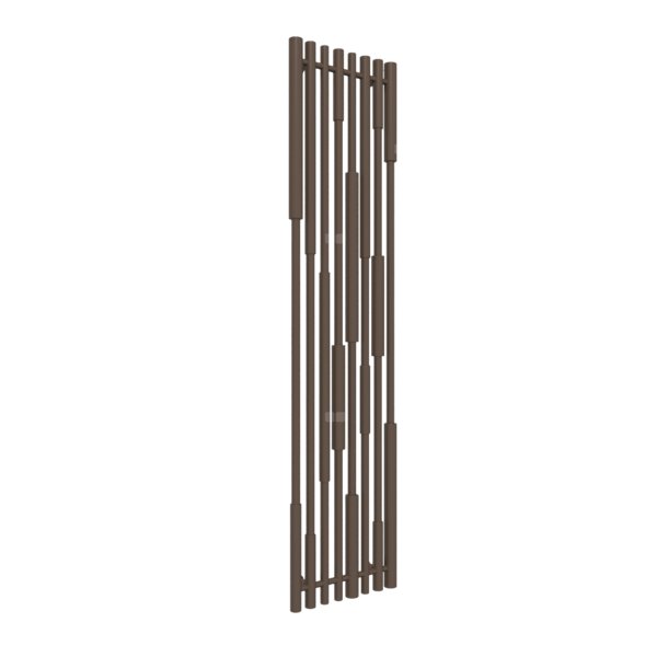 Grzejnik drabinkowy TERMA Cane, podłączenie ZX, wym. 1600 x 390 mm, kolor szlachetny brąz, moc 670W